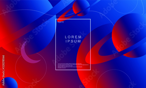 Geometric Background with Gradient Composition. Eps10 vector.