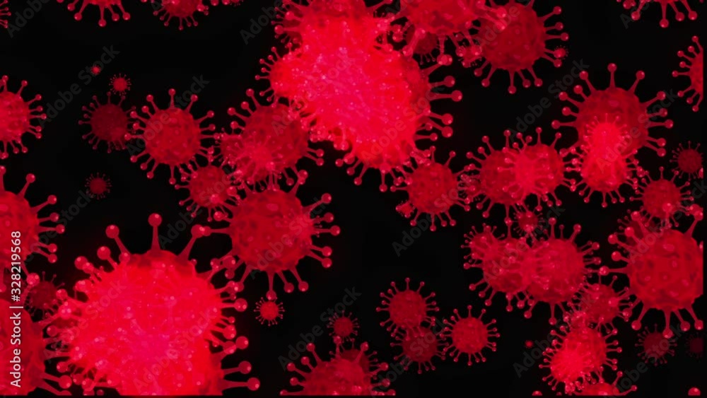 Coronavirus 2019-nCov novel coronavirus, Infected virus inside the blood and chronic pneumonia leading to death, Virus background Coronavirus 2019-nCov novel coronavirus, Infected virus inside the blood and chronic pneumonia leading to death, Virus background