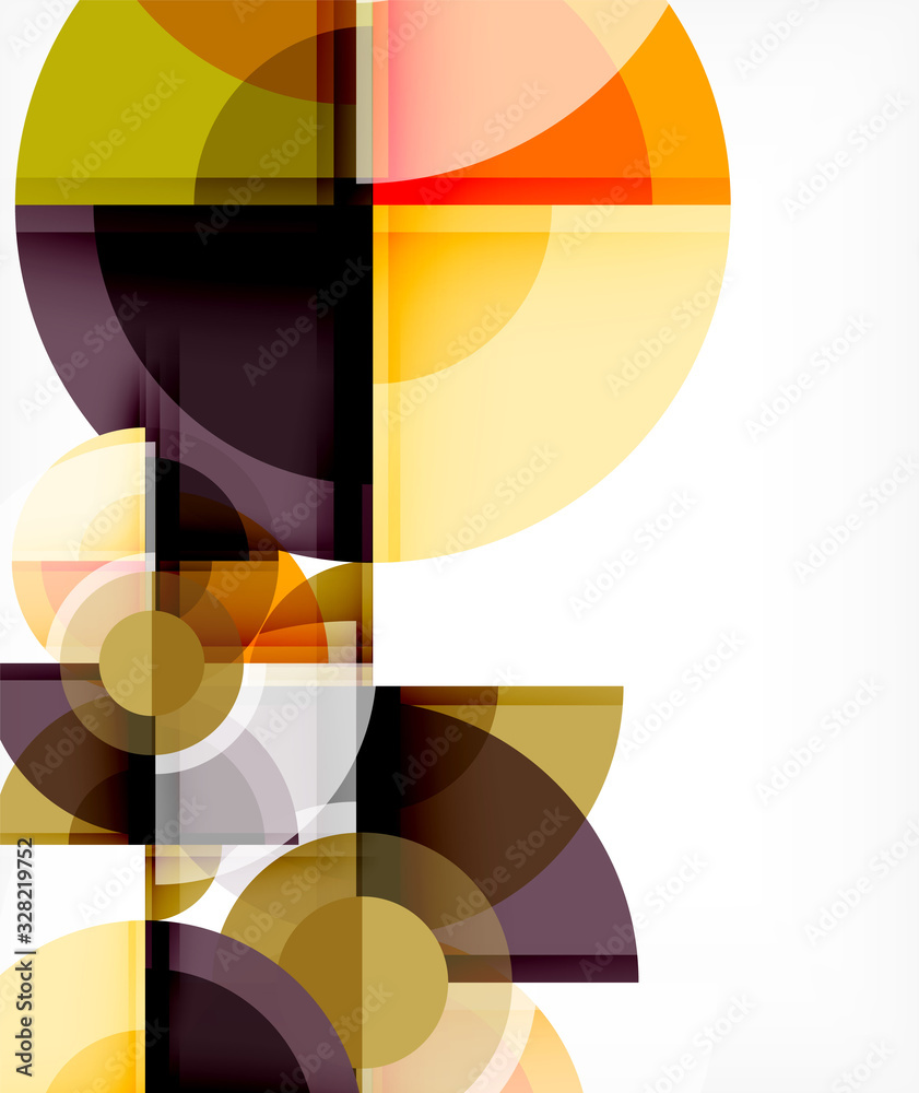 Abstract background, circle and triangle design round shapes overlapping. Geometric trendy template. Vector Illustration For Wallpaper, Banner, Background, Card, Book Illustration, landing page Abstract background, circle and triangle design round shapes overlapping. Geometric trendy template. Vector Illustration For Wallpaper, Banner, Background, Card, Book Illustration, landing page