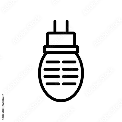 Insect control icon vector. Thin line sign. Isolated contour symbol illustration