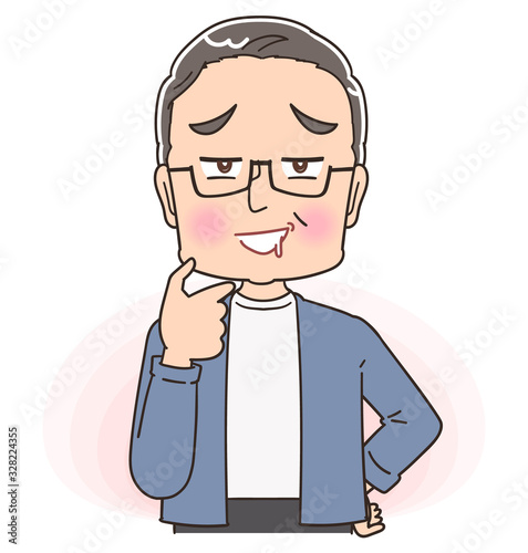 おじいさん シニア 祖父 おじいちゃん 男 おじさん イラスト マンガ