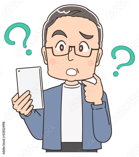 おじいさん シニア 祖父 おじいちゃん 男 おじさん イラスト マンガ