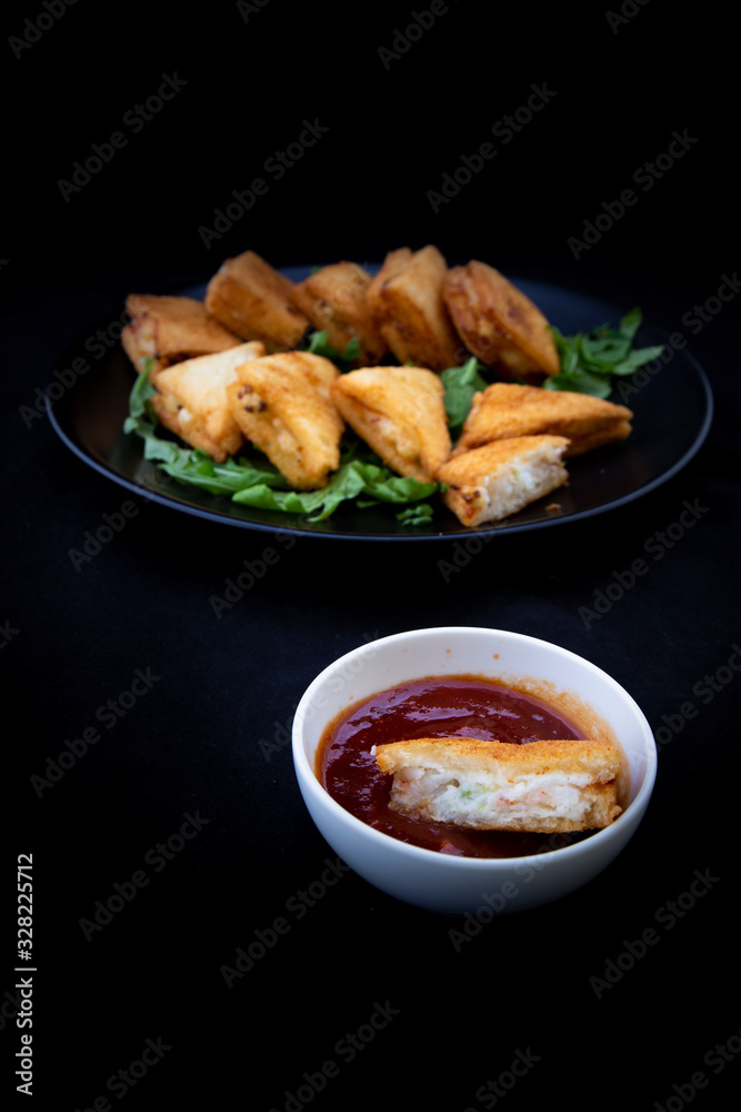 Crispy Chinese Shrimp Toast