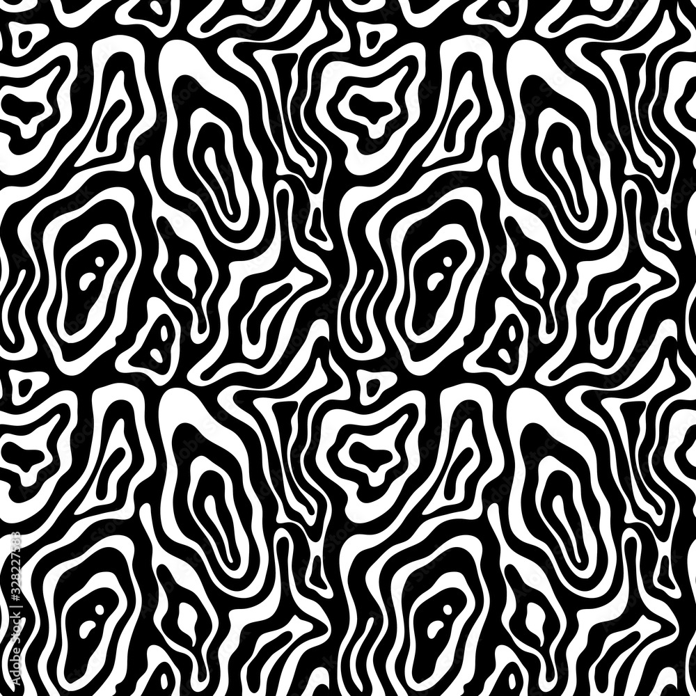 Seamless pattern Tiger stripes. Vector Animal Skin . Black And White illustration for fabric Seamless pattern Tiger stripes. Vector Animal Skin . Black And White illustration for fabric