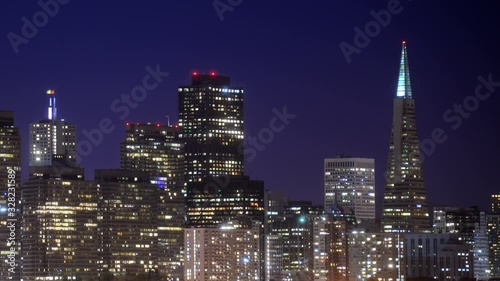 Wallpaper Mural San Francisco Skyline from Treasure Island Time Lapse Cityscape California USA Torontodigital.ca