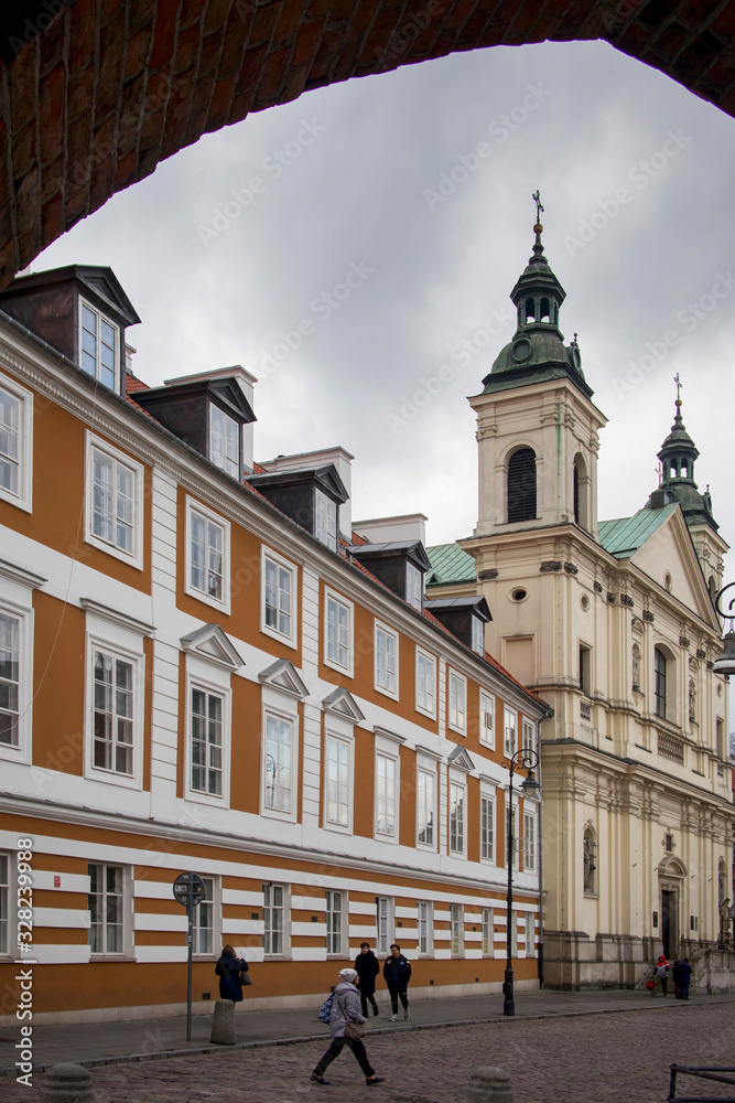 Naklejka premium Church of the Holy Spirit in Warsaw