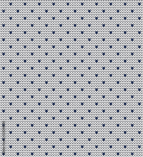 Knitted simple pattern in a speck, seamless swatch.
