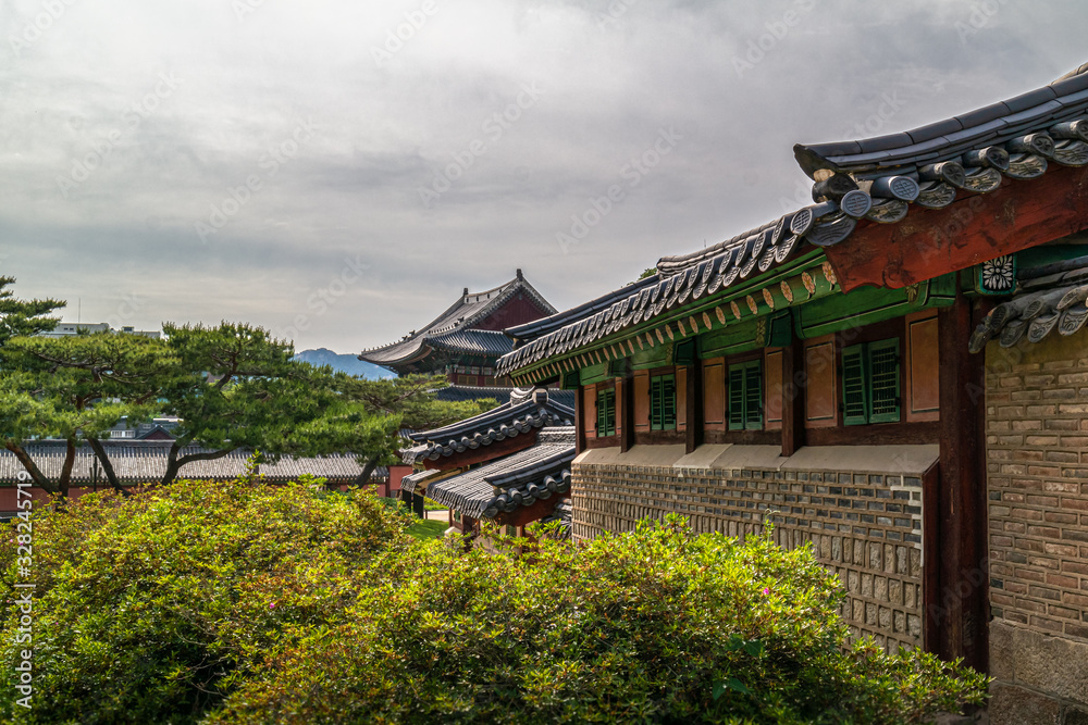 Part of Changdeokgung Palace in Seoul, Korea, which is a world heritage site