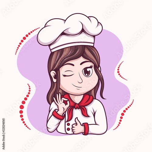 Bakery girl chef