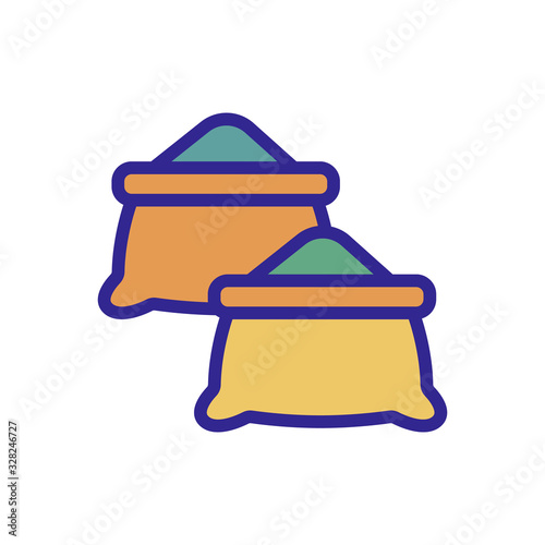 Hop malt icon vector. Thin line sign. Isolated contour symbol illustration