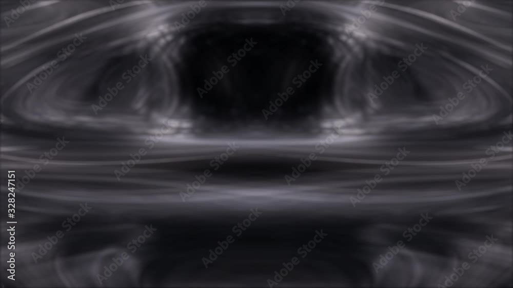 Abstract digital glitch background with kaleidoscopic black and white tones