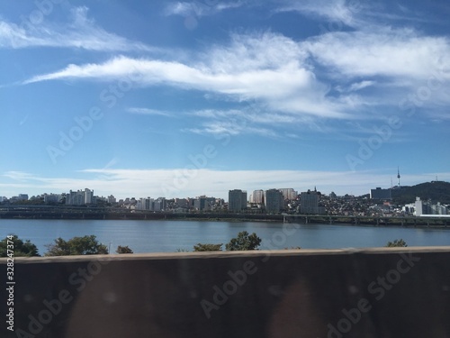 Canvas Print korea seoul city view