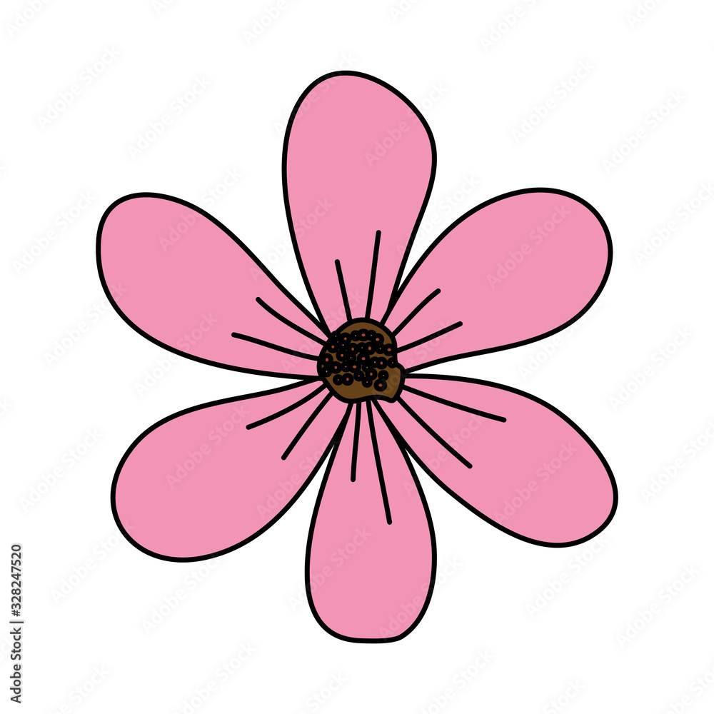 cute flower nature isolated icon vector illustration design cute flower nature isolated icon vector illustration design