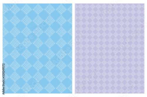 Slika na platnu Simple Abstract Geometric Seamless Vector Pattern
