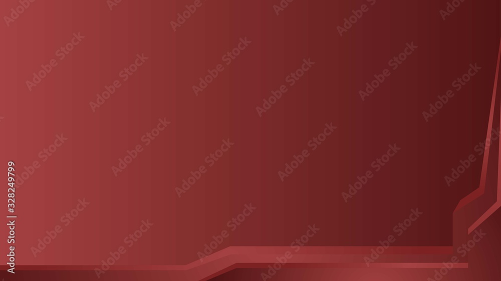 Red Background with Abstract Shapes Red Background with Abstract Shapes