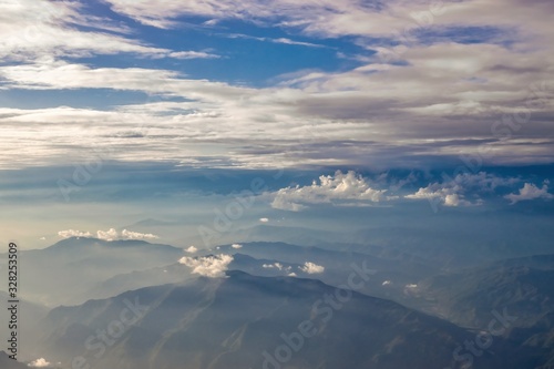 Aerial view of dramatic mountains © asiraj