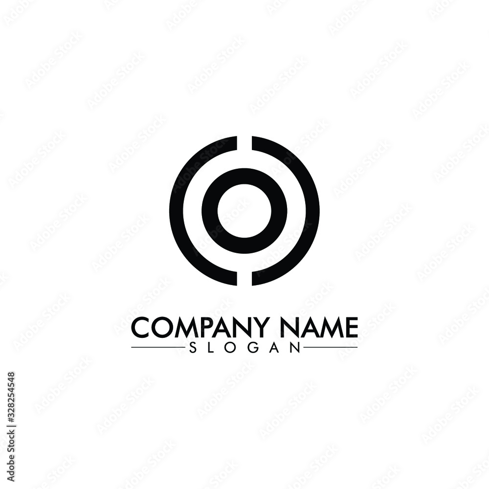 initial, letter O company or business logo design vector