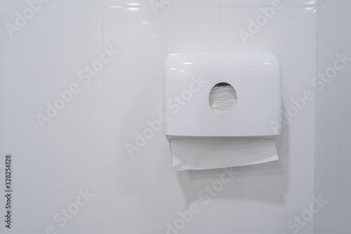 Toilet paper in box sheets for wiping oneself clean after wash face or wash hands and urination
