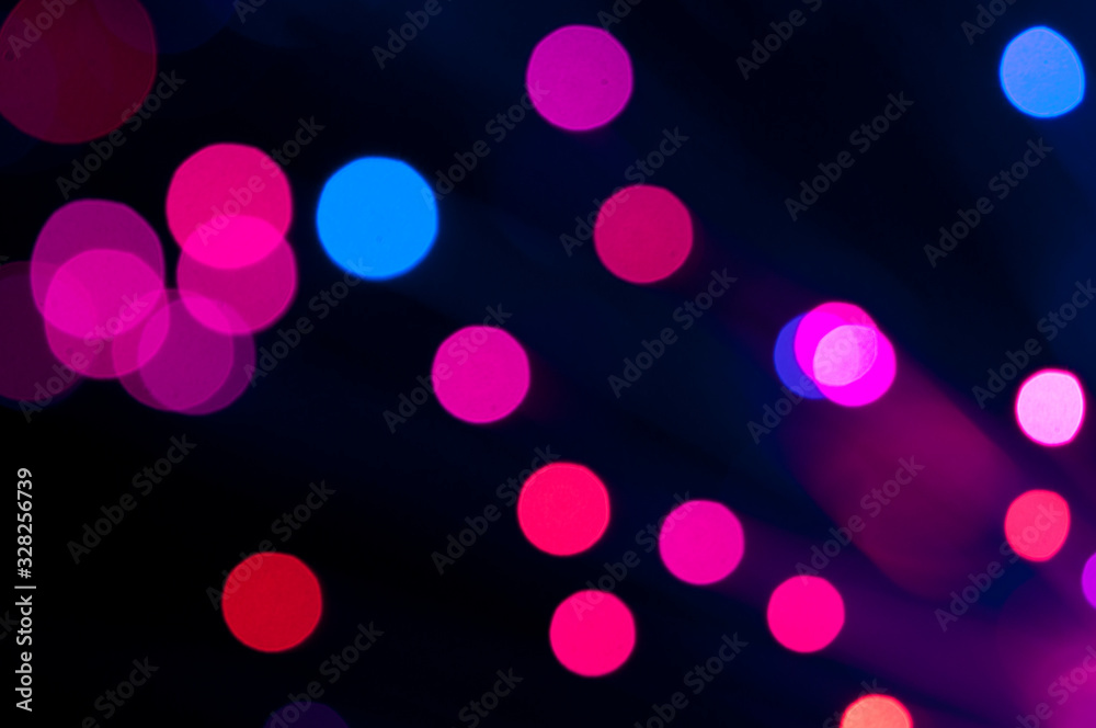 Festive lights and circles. Christmas background Festive lights and circles. Christmas background