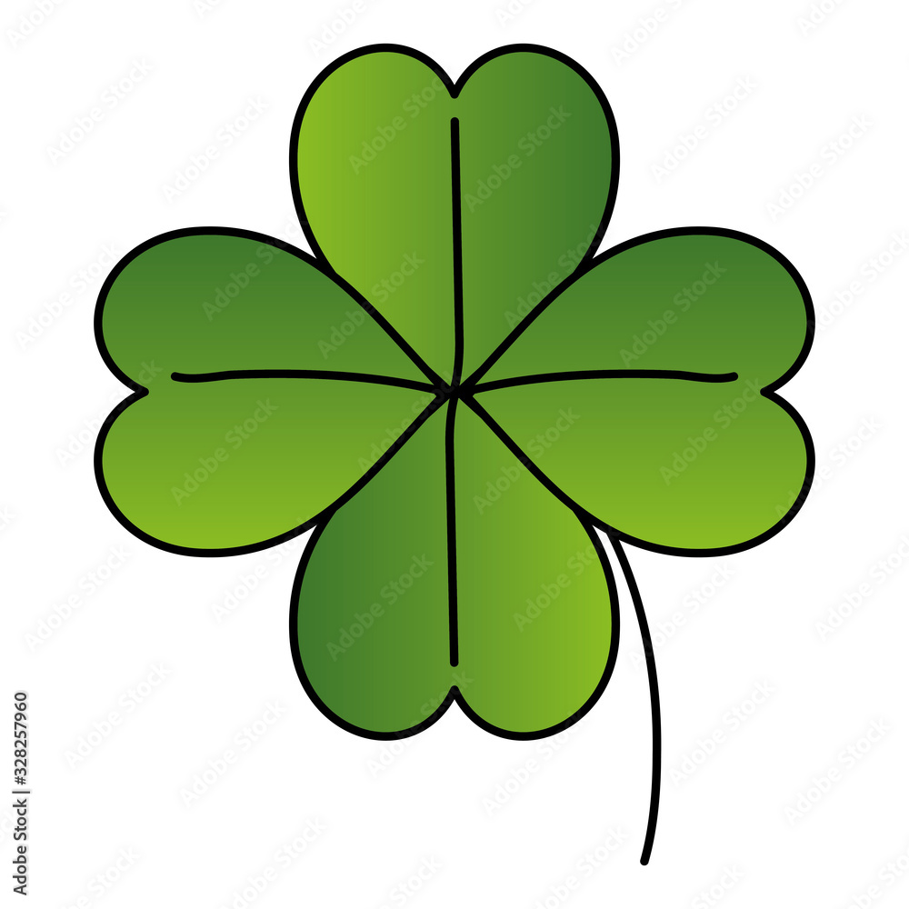 clover of four leafs isolated icon vector illustration designicon clover of four leafs isolated icon vector illustration designicon
