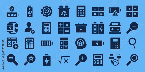 plus icon set