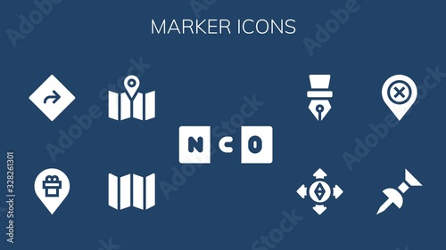 marker icon set