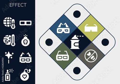 effect icon set