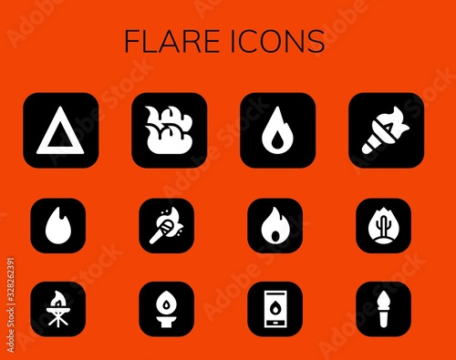 flare icon set
