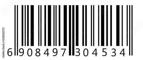 Bar code. Barcode line bar stickers. Imformation about product.