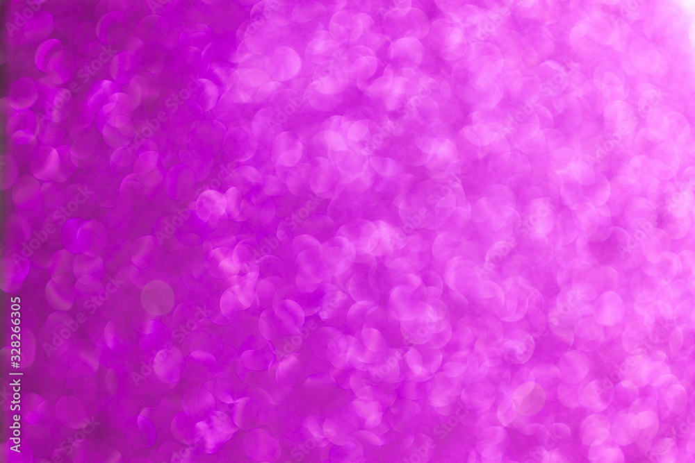 Fototapeta premium Pink Abstract beautiful bokeh background. Uneven dynamic background of the light effect of the lens.