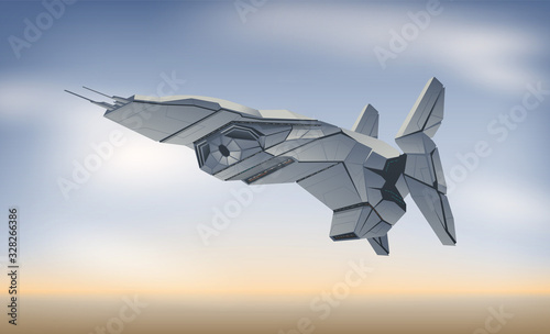Spaceship in Atmosphere