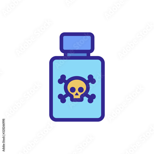 Insect control icon vector. Thin line sign. Isolated contour symbol illustration
