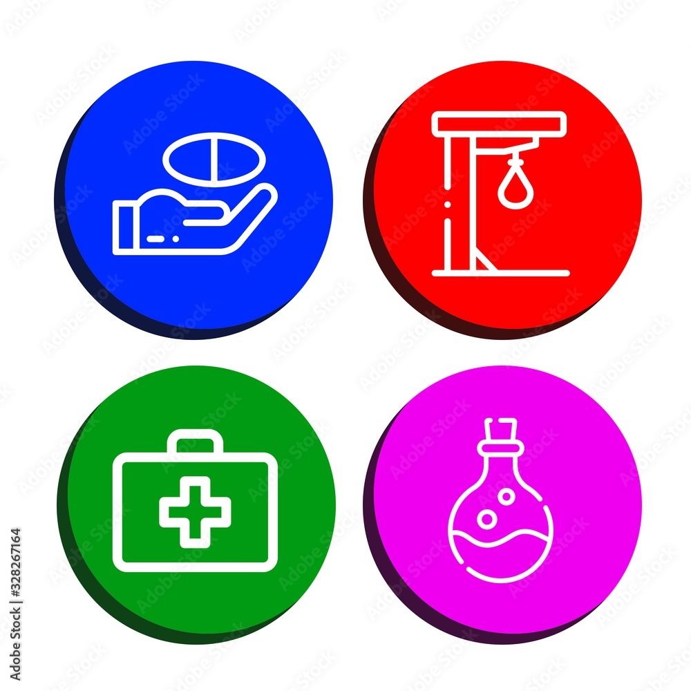 Set of medicine icons