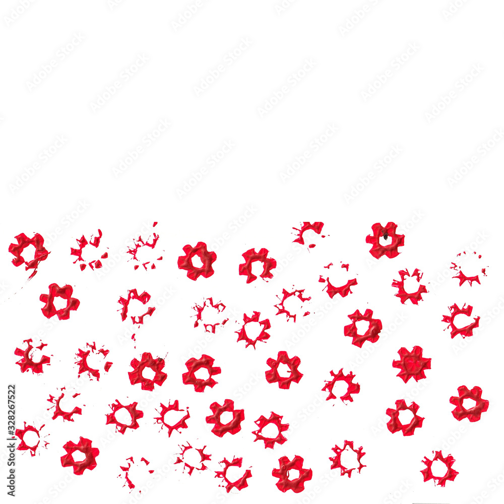 abstract floral background with flowers