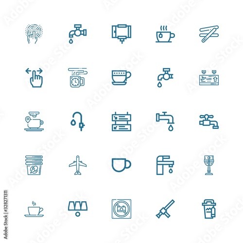 Editable 25 take icons for web and mobile