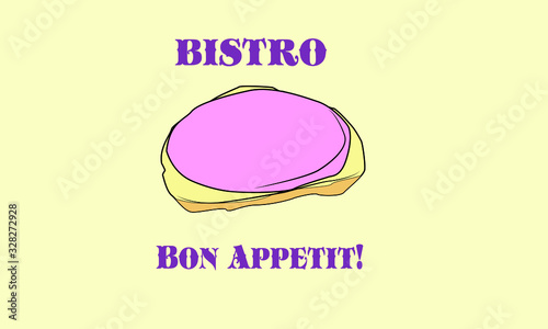 Logo diner tavern Bon appetit