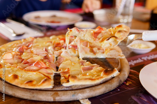 A piece of pizza