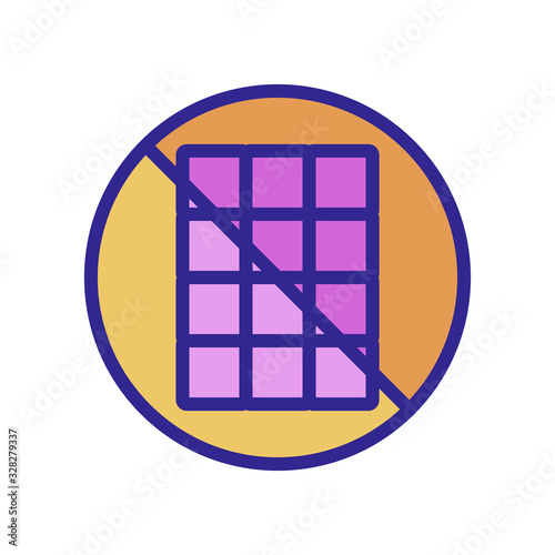 diabetes icon vector. Thin line sign. Isolated contour symbol illustration