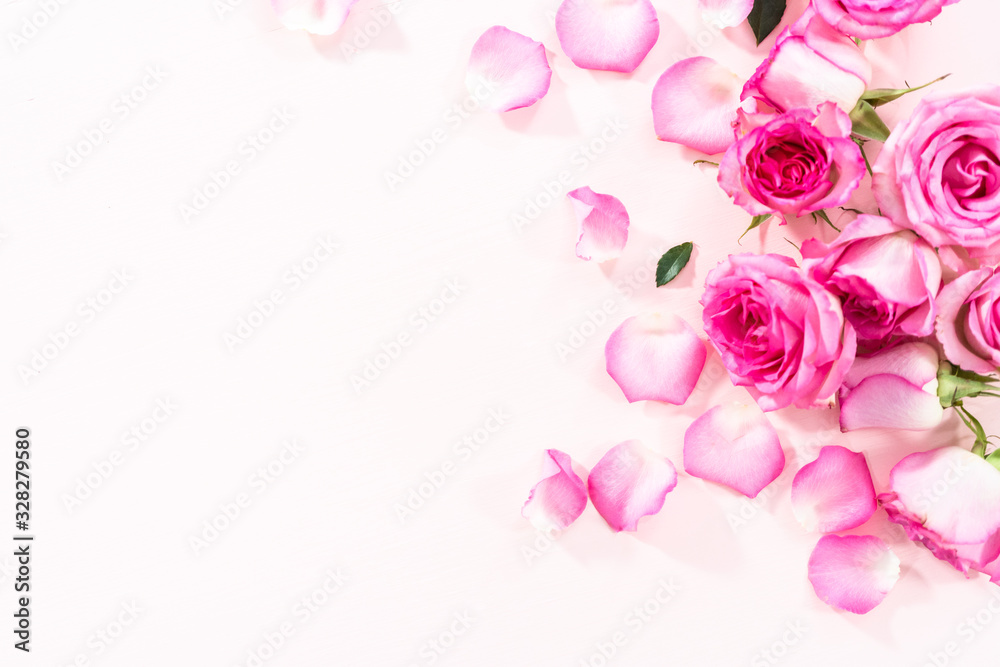 Pink roses