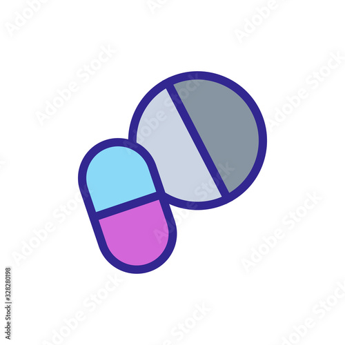 Diabetes is a diabetes vector icon. Thin line sign. Isolated contour symbol illustration