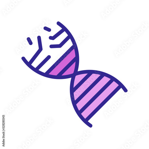 Diabetes is a diabetes vector icon. Thin line sign. Isolated contour symbol illustration