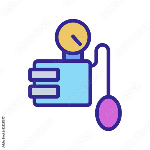 diabetes icon vector. Thin line sign. Isolated contour symbol illustration