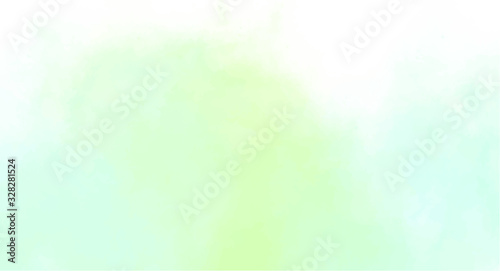 Green watercolor background for your design, watercolor background concept, vector.