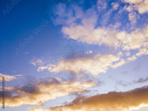 Wolkenhimmel am Abend