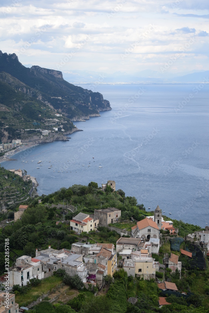 Beautiful view Amalfi coast in Italy