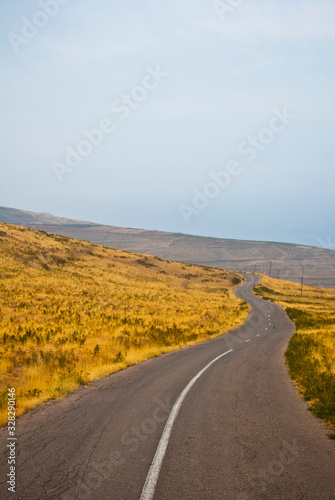 A nice view of the endless road