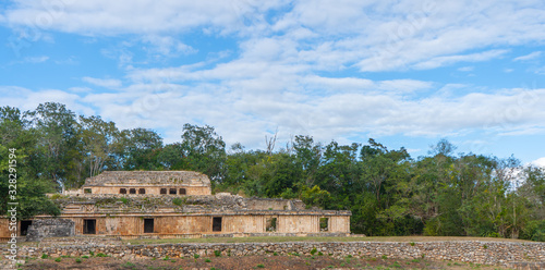 The palace in Labna mayan archaeological site. Yucatan. Mexico photo