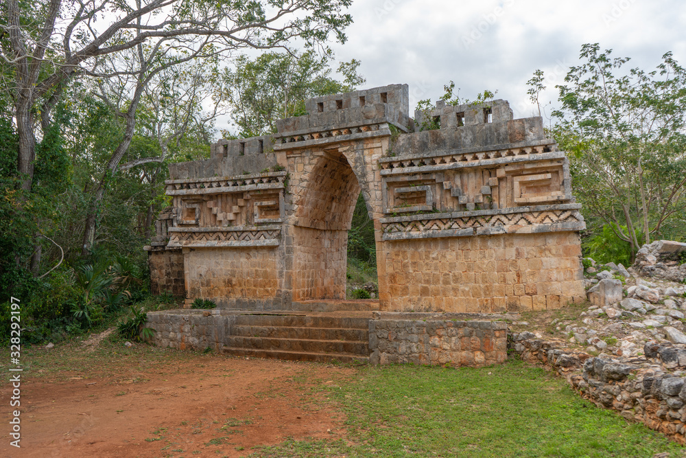 The Gateway Arch in Labna mayan archaeological site. Yucatan. Mexico The Gateway Arch in Labna mayan archaeological site. Yucatan. Mexico