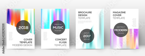Flyer layout. Modern wondrous template for Brochur