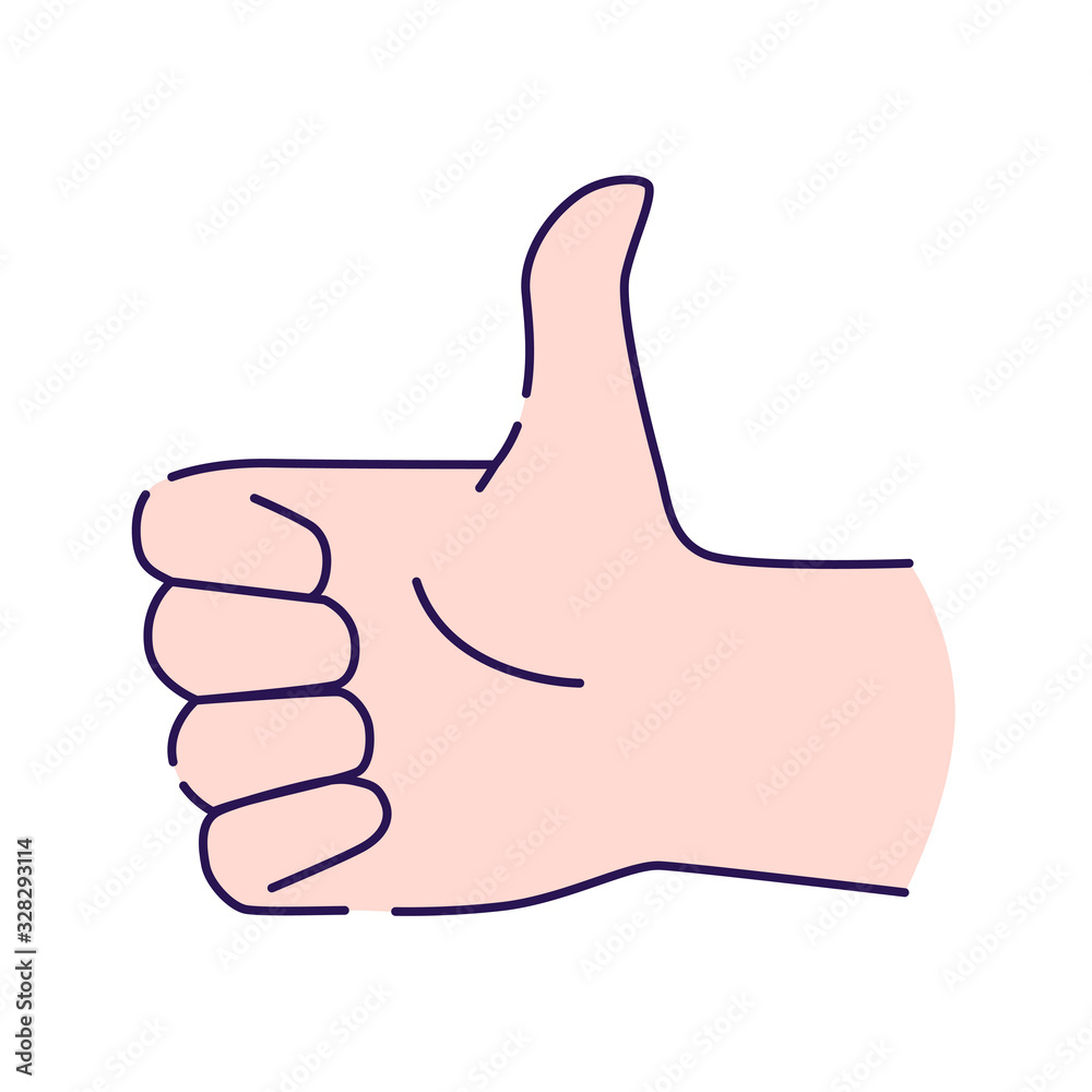 Hand showing symbol like line icon. Making thumb up gesture. Pictogram for web page, mobile app, promo. UI UX GUI design element. Editable stroke. Hand showing symbol like line icon. Making thumb up gesture. Pictogram for web page, mobile app, promo. UI UX GUI design element. Editable stroke.